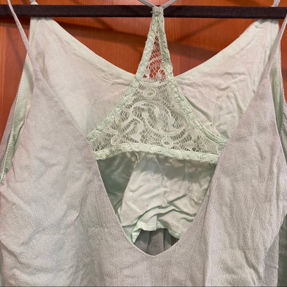 Urban Outfitters Mint Green Lace Back Crop Top NWT - Picture 5 of 6